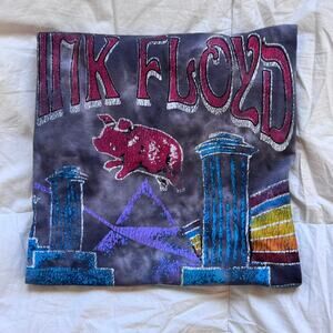 Pink floyd graphic band tee sz L tie dye short sleeve casual shirt cotton grunge